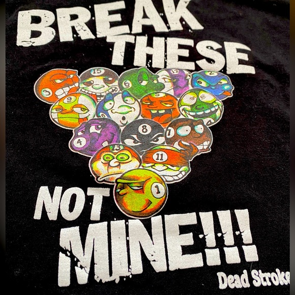 Dead Stroke Bust These Balls Black Tee Men’s  X Large Made in America - Picture 6 of 9